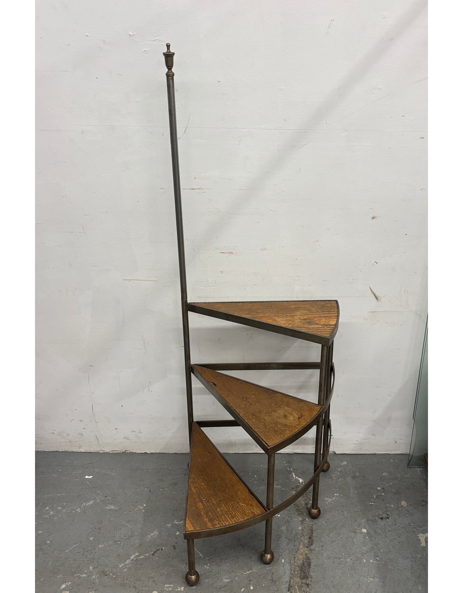 Vintage Spiral Library Step Storage