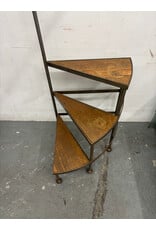 Vintage Spiral Library Step Storage