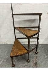Vintage Spiral Library Step Storage
