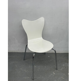 West Elm White Bentwood Chair