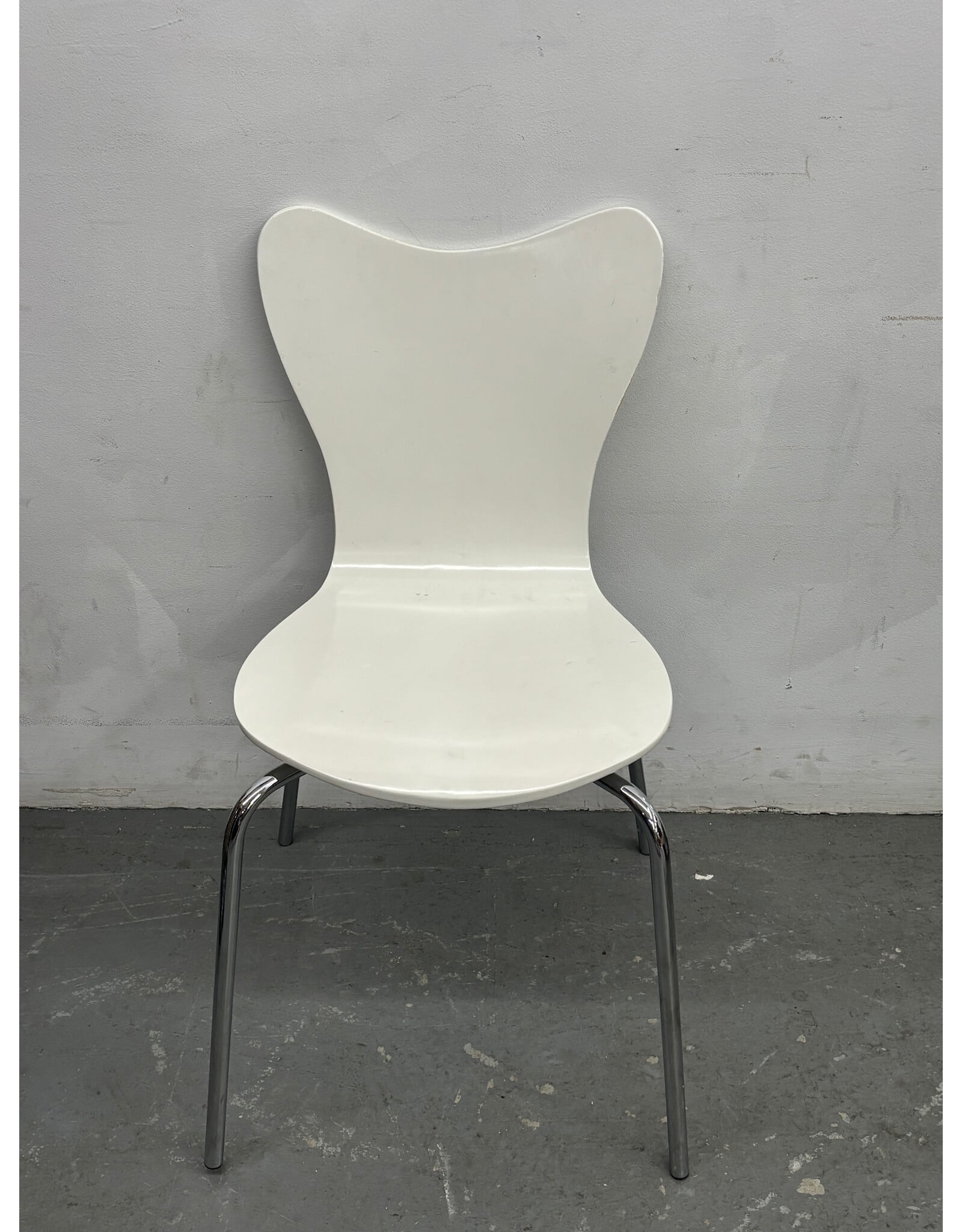 West Elm White Bentwood Chair
