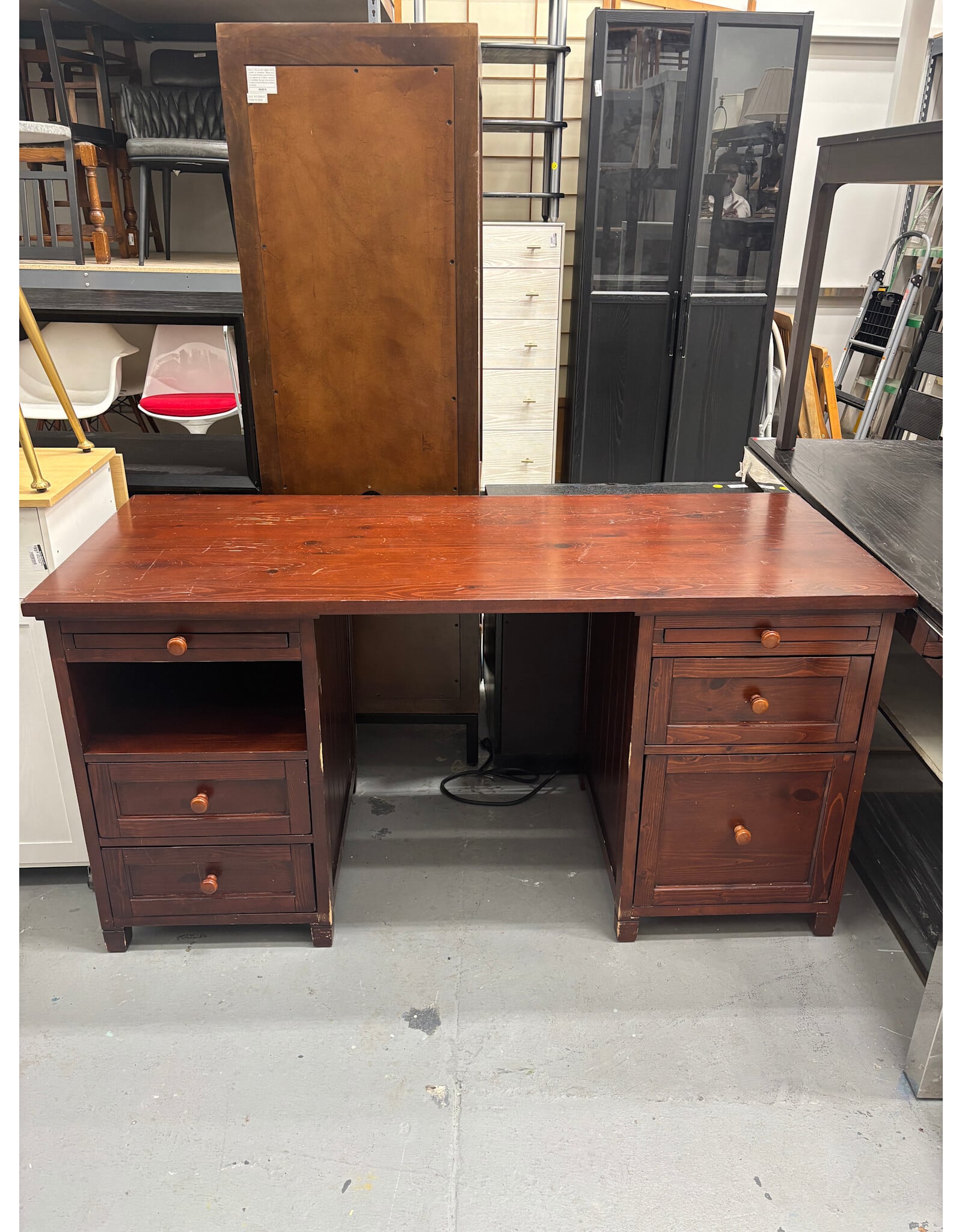Pottery Barn 3 Piece Cherry Desk