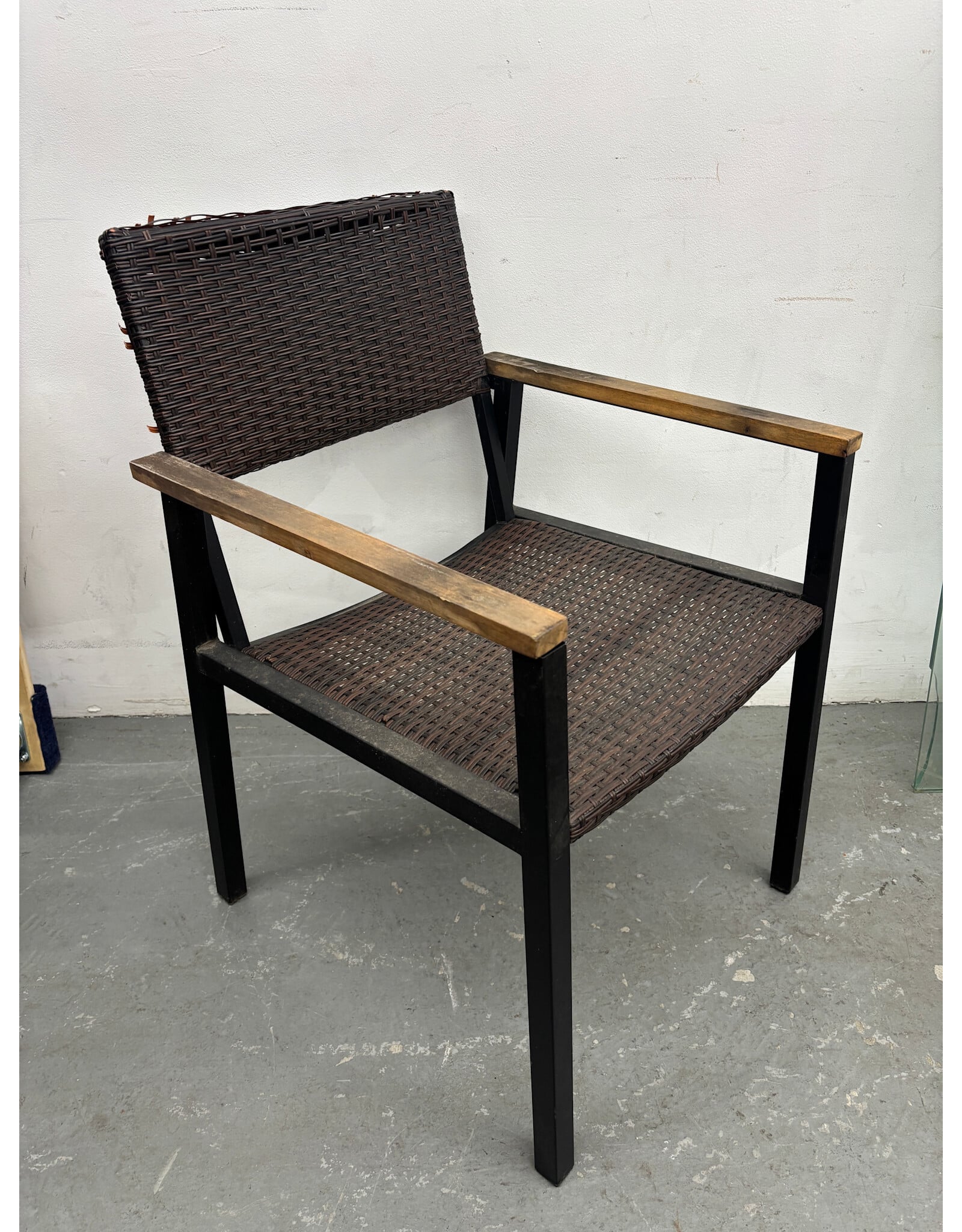 Mix Brown Rattan Outdoor Chair