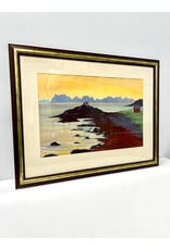 Coastal Waves, framed painting