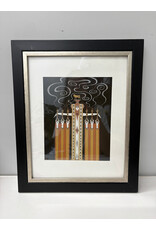 Golden Calf, Erté, framed print