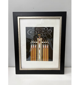 Golden Calf, Erté, framed print