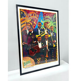 Framed New Orleans Jazz & Heritage Festival Poster