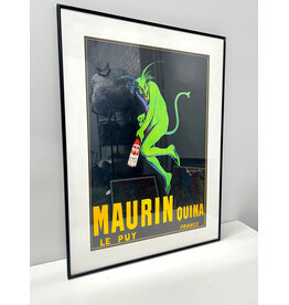 Maurin Quina by Leonetto Cappiello, framed vintage style poster