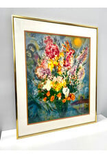 Bouquet of Flowers by Marc Chagall, framed print