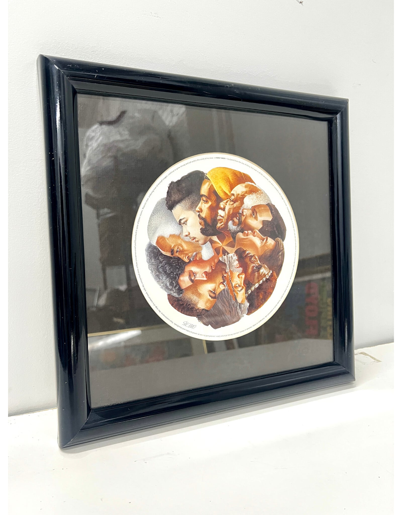 First Man, framed lithograph, by Carl Owens