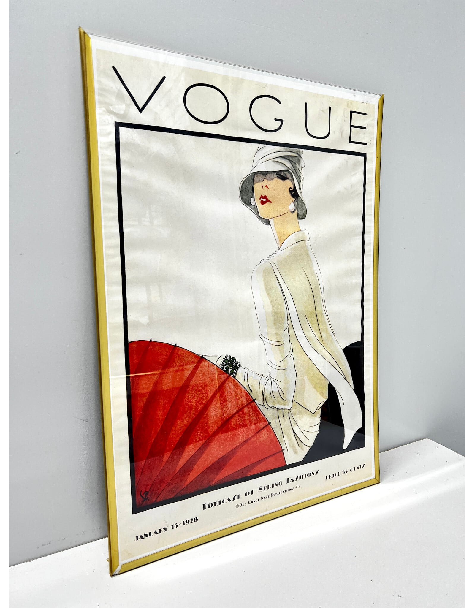 Framed Vogue Poster