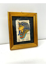 King Tutankhamun, framed miniature painting