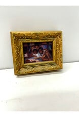 The Reading by Sharon Wilson, framed miniature print on canvas