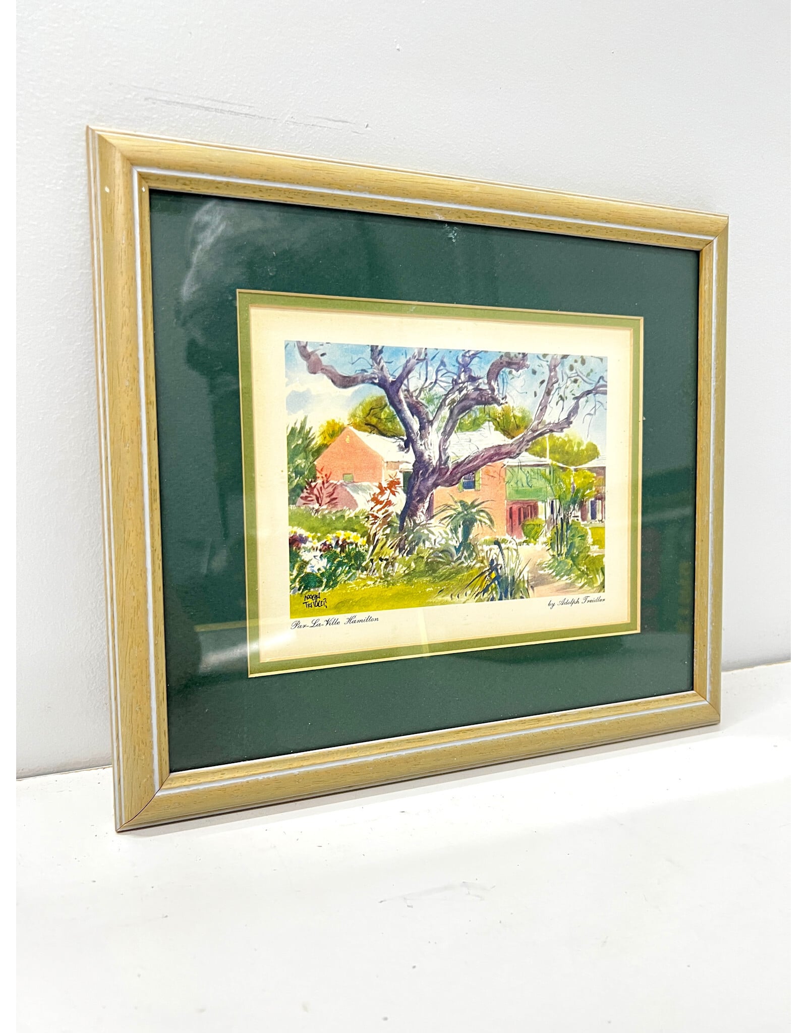 Par-La-Ville Hamilton by Adolph Treidler, framed print