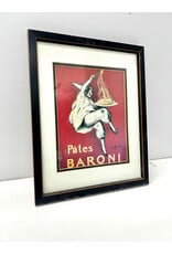Pates Baroni Advertisement by Leonetto Capiello, framed vintage style print