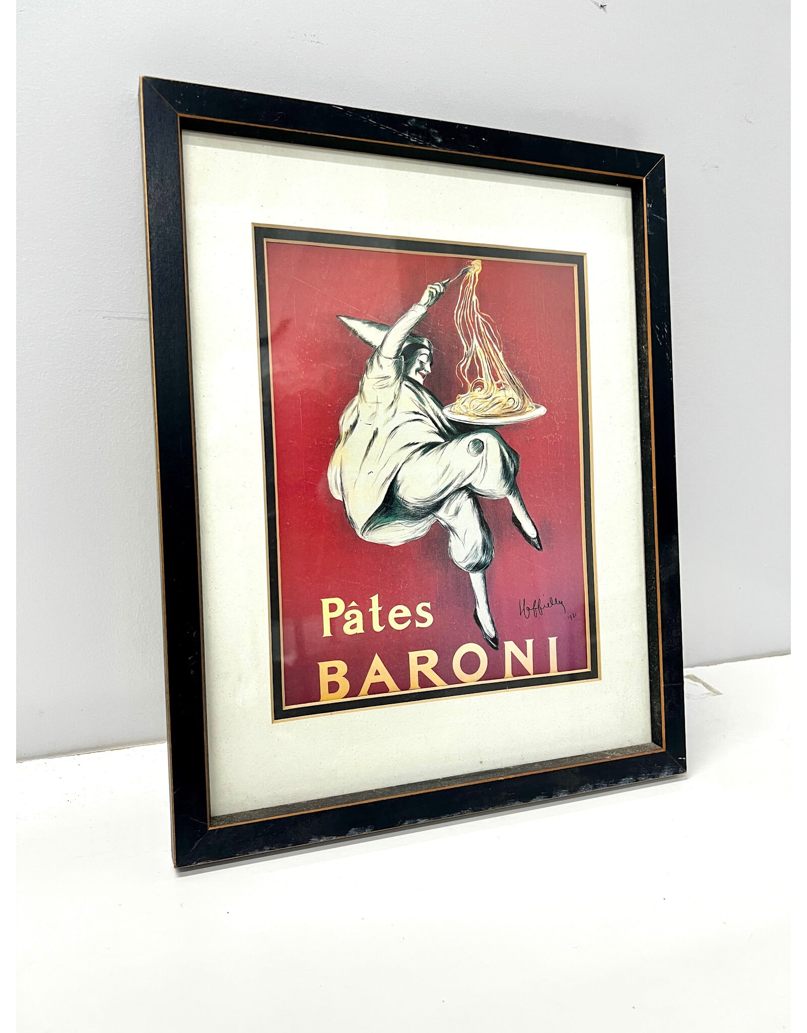 Pates Baroni Advertisement by Leonetto Capiello, framed vintage style print