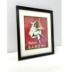 Pates Baroni Advertisement by Leonetto Capiello, framed vintage style print