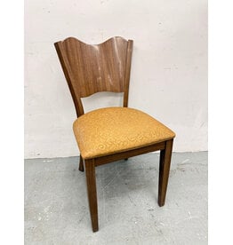 Vintage 1950s Style Art Deco Dining Chair with Mustache Back