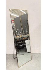 Modern Metal Floor Mirror