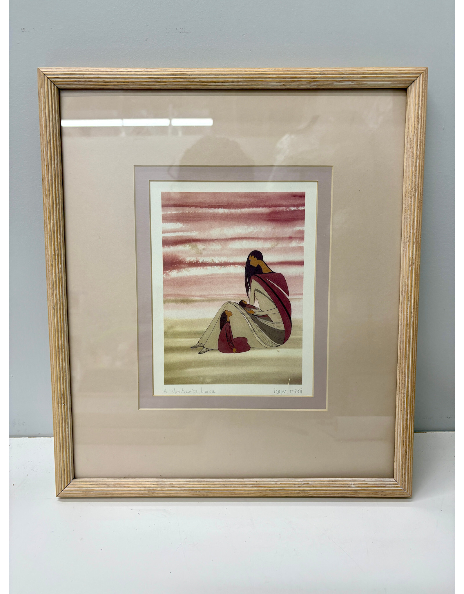 A Mother's Love, framed print, by ioyan mani