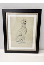 Panther Illustration for Natural History Museum London, framed print, by Alfred Waterhouse