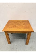MCM Side Table with Parquet Oak Top