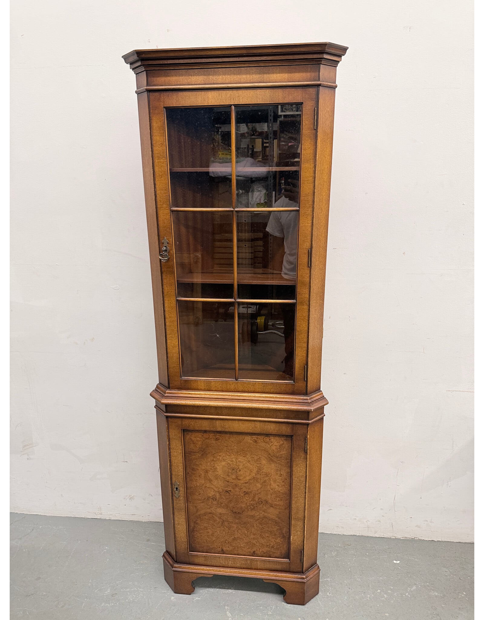 Vintage Georgian Style Corner Cabinet