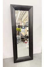 Black Wide Framed Mirror
