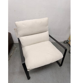 Modern Upholstered Sling Lounge Chair