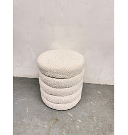 Boucle Stacked Rings Ottoman