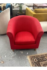 Red Tub Accent Chair