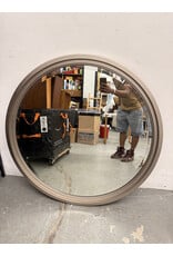 Silver Round Mirror