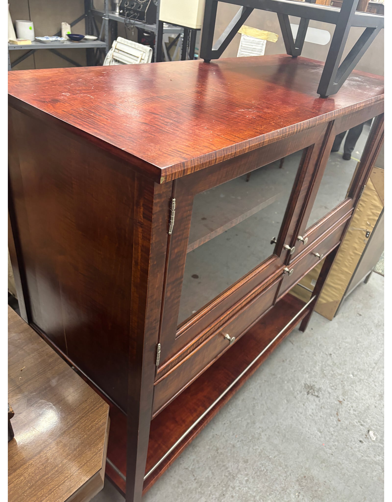 Vintage Mahogany Bar Cabinet