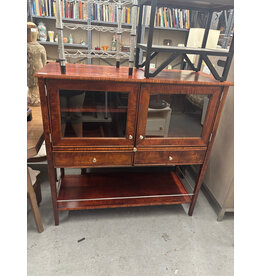 Vintage Mahogany Bar Cabinet