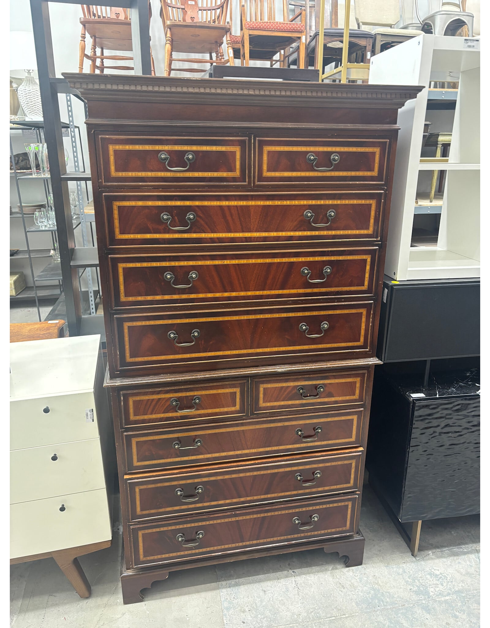 Louis XVI Style Mahogany Chest of Drawers