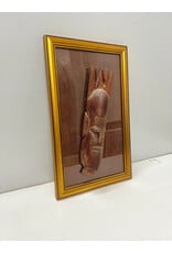 Mask Six, framed mounted vintage African mask