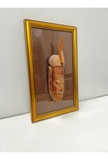Mask One, framed mounted vintage African mask
