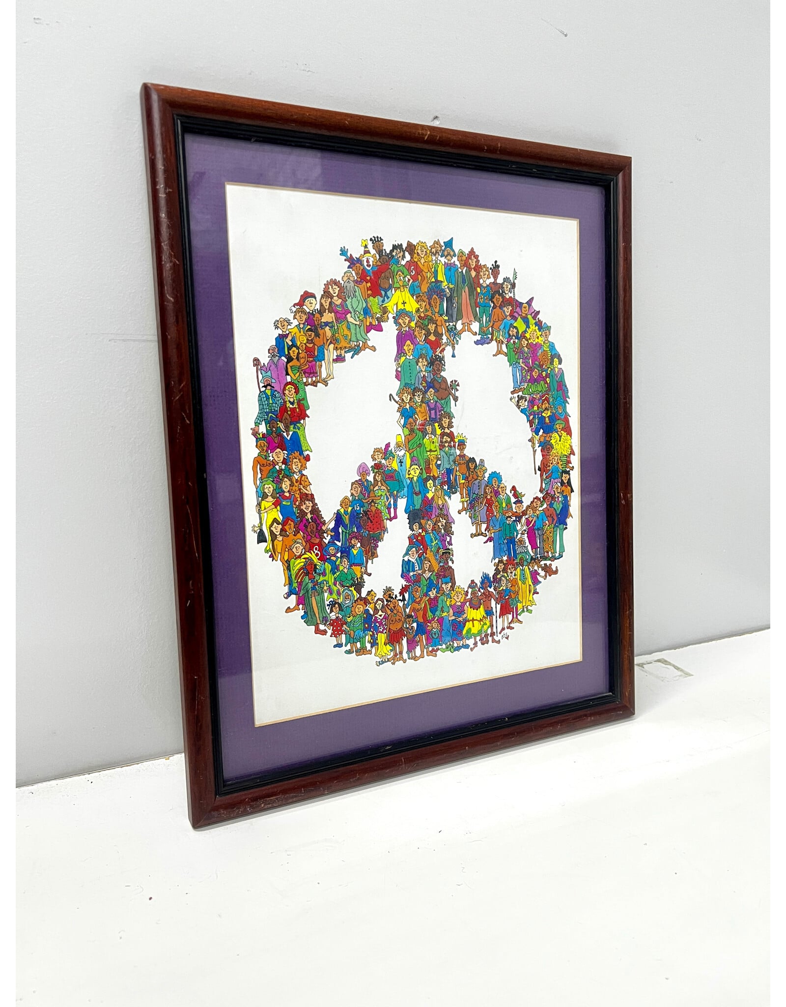 Peaceful World, framed print