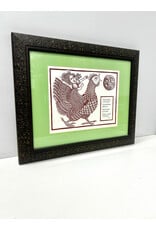 Hurry Hurry to the Fair, framed print, sgnd l.l., Summer 1997