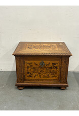 Antique Carved Wood Chest