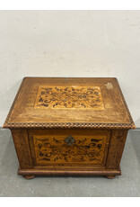 Antique Carved Wood Chest