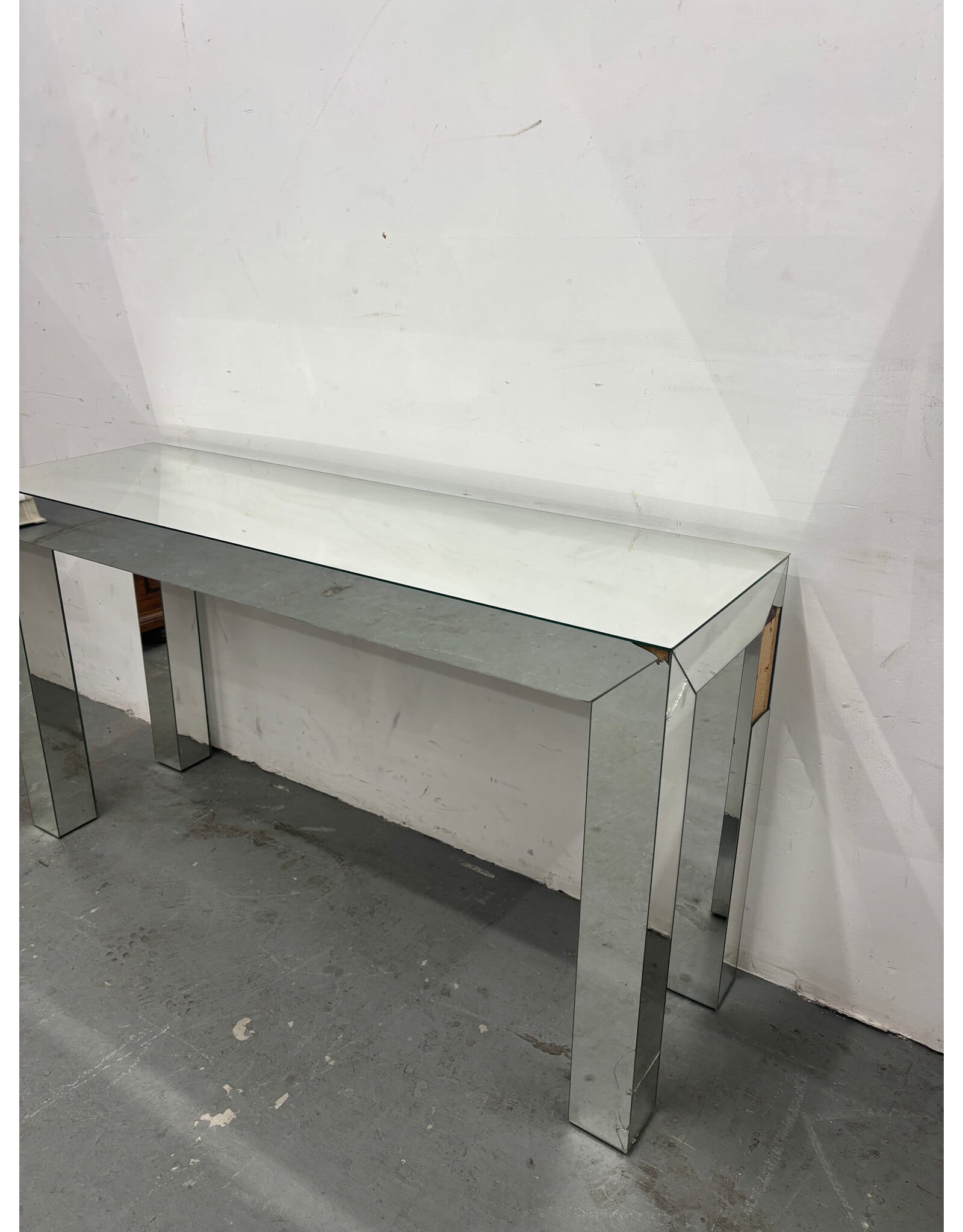 Mirrored Console Table (AS IS)