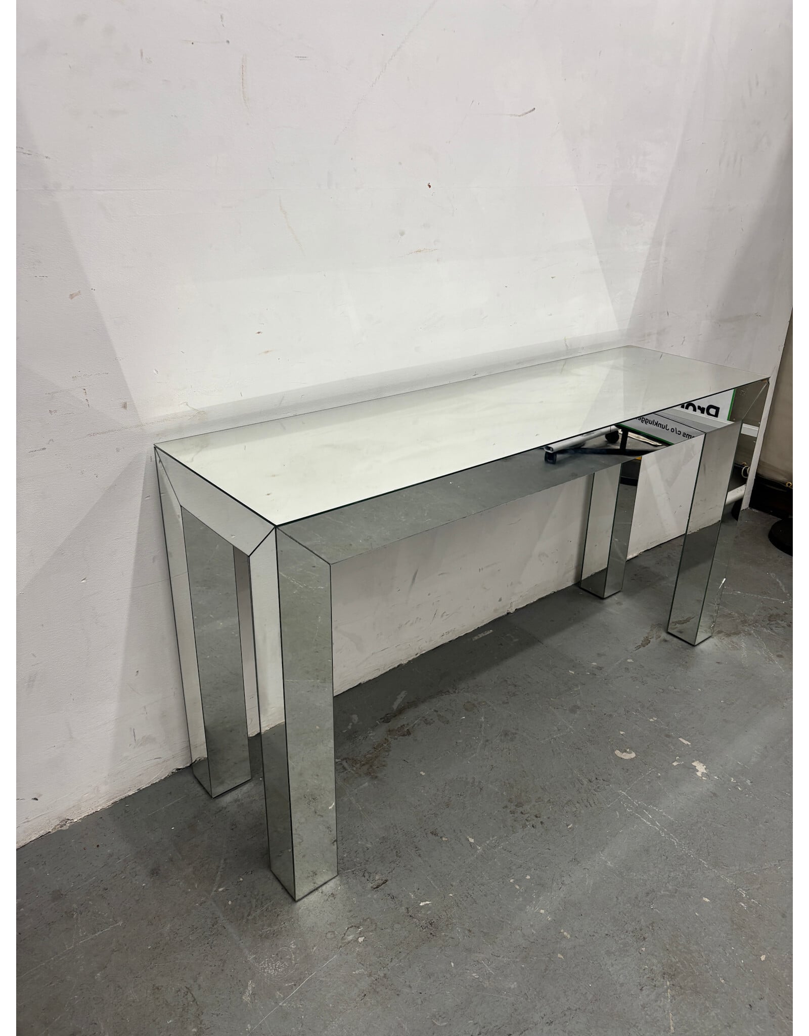 Mirrored Console Table (AS IS)