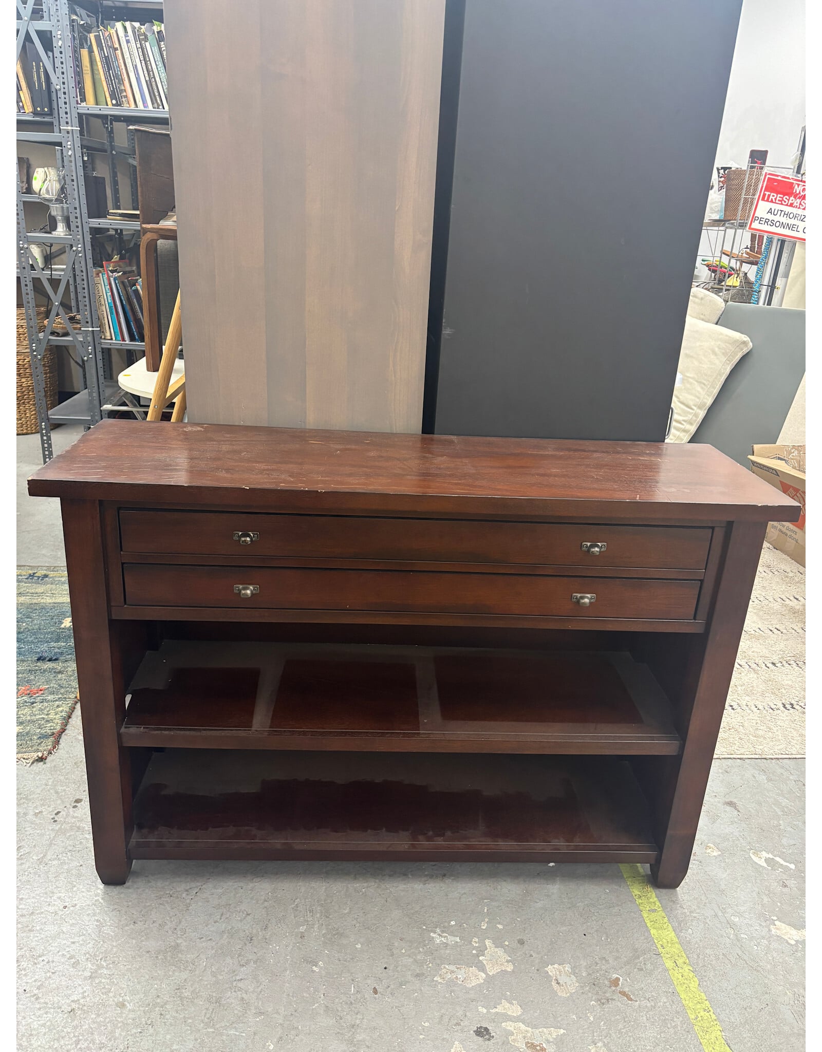 Mahogany Console Table