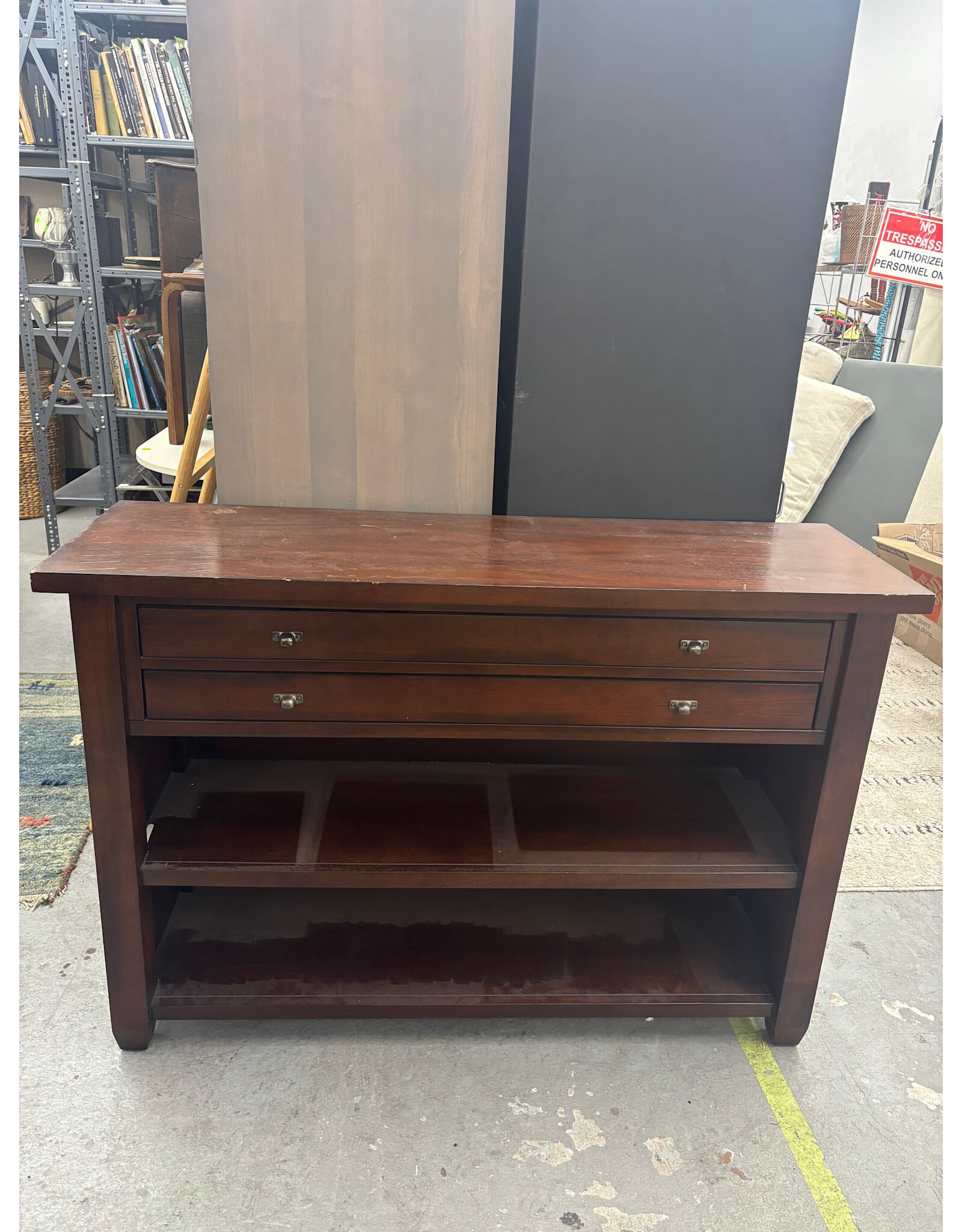 Mahogany Console Table