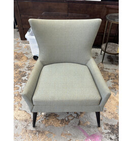 Swooped Linen Armchair