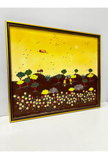 She's Got Something To Do, framed oil on canvas, sgnd Nikolaevitz