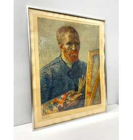 Framed Vintage Vincent Van Gogh Self Portrait Poster