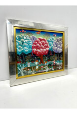 Harvest, framed painting on canvas