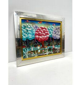 Harvest, framed painting on canvas